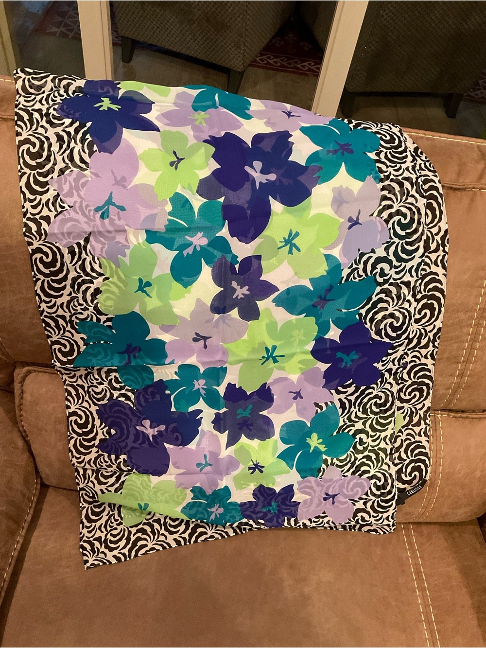 Carlisle Floral Silk Scarf